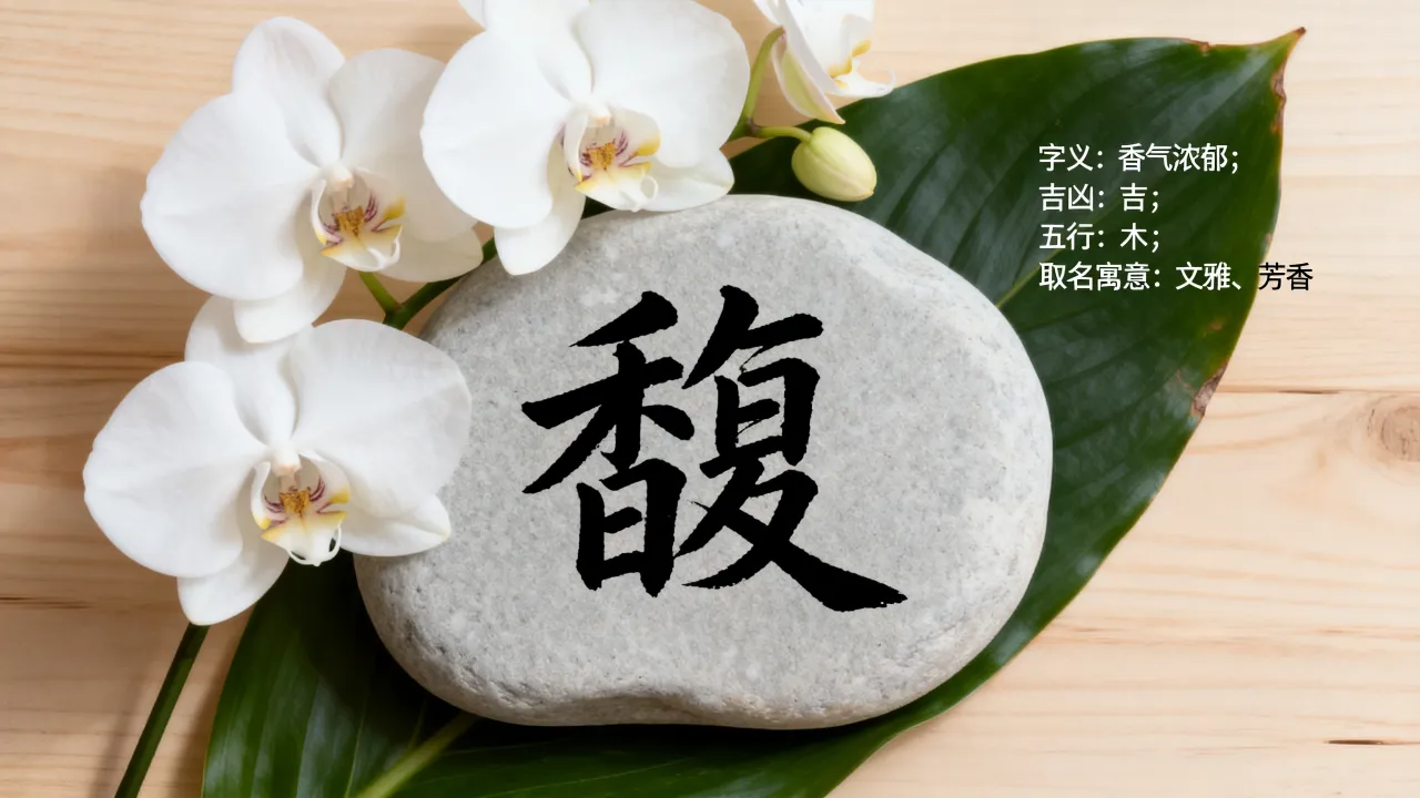 馥字的字义吉凶怎么解，馥字五行属什么取名寓意好不好