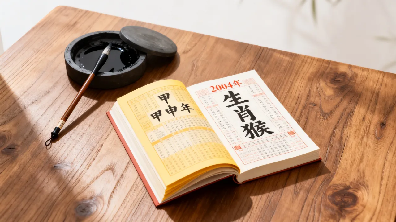 2004阴历是哪年，2004年农历甲申年属什么生肖？
