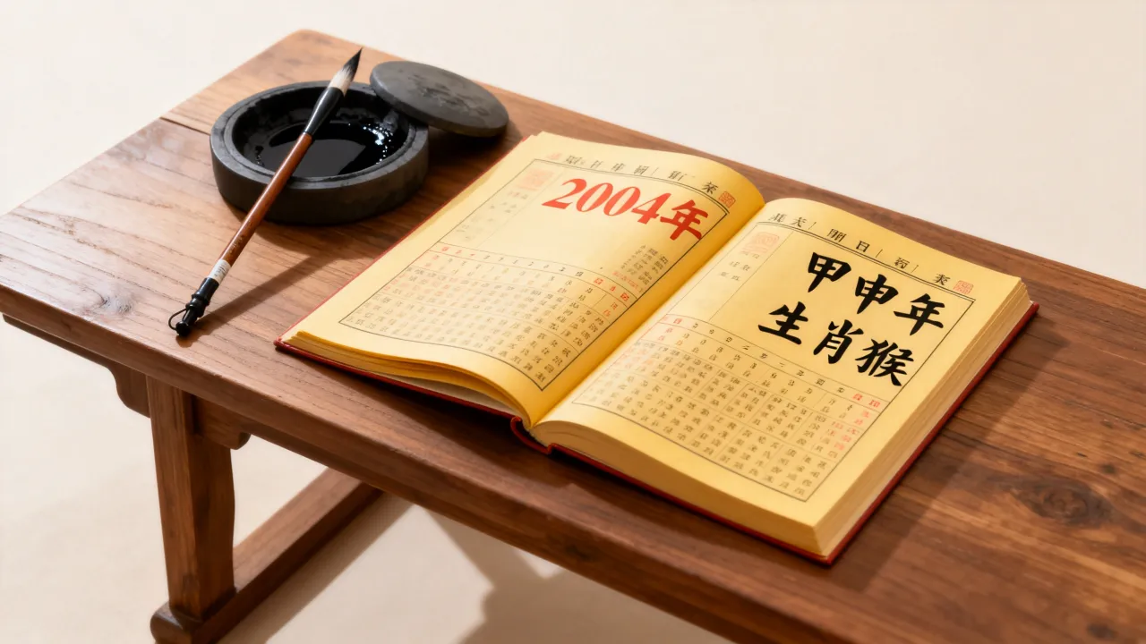 2004阴历是哪年，2004年农历甲申年属什么生肖？