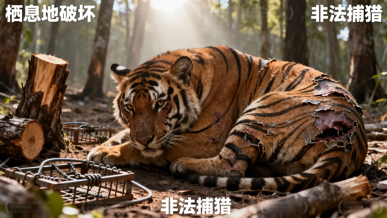 老虎的悲惨命运有多惨?老虎为何落得如此下场? 老虎的悲惨命运有多惨?老虎为何落得如此下场?