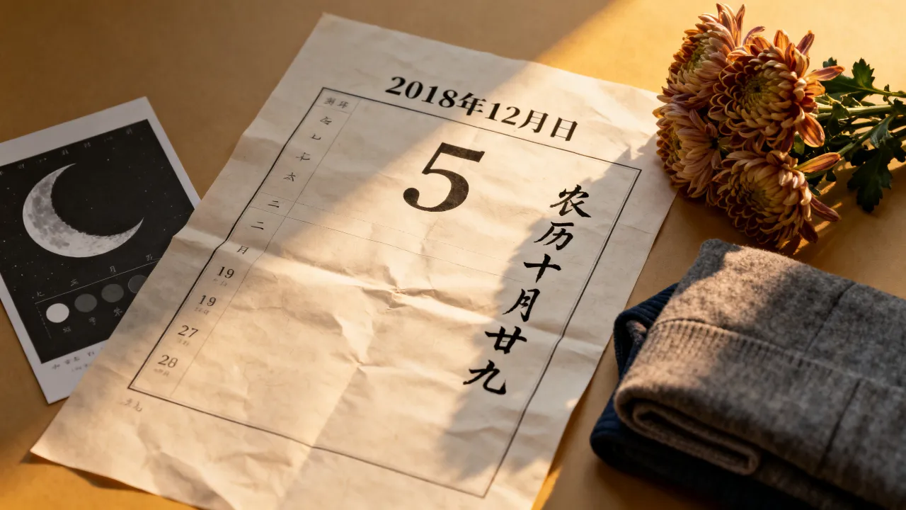 2018年阴历1029是阳历几号?农历十月廿九是什么日子 2018年阴历1029是阳历几号?农历十月廿九是什么日子