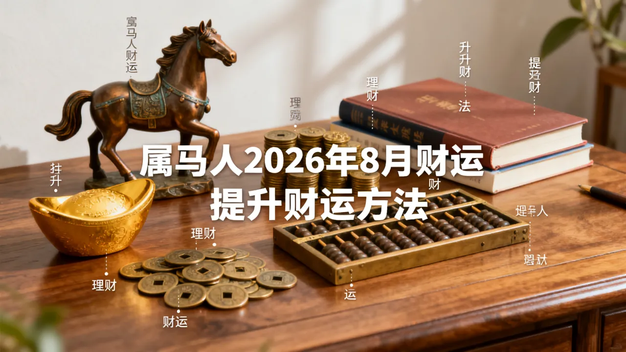 属马人2026年8月财运如何，属马人2026年怎么提升财运？