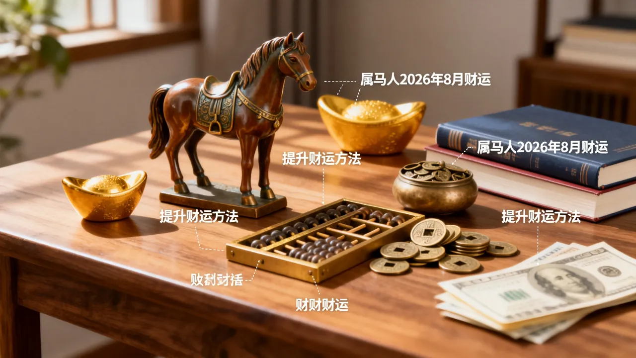 属马人2026年8月财运如何，属马人2026年怎么提升财运？