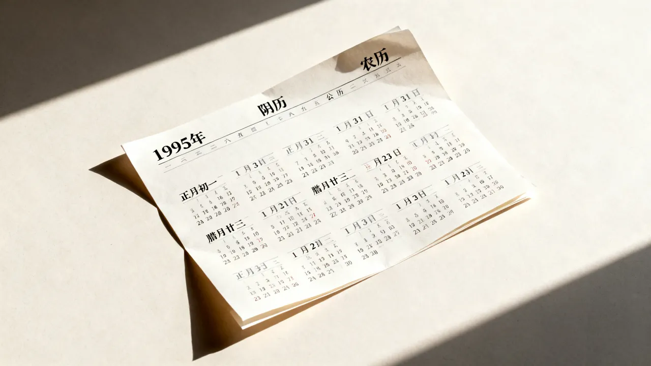 1995年阴历是什么年?农历年份查询表,1995年农历对照公历日期 1995年阴历是什么年?农历年份查询表,1995年农历对照公历日期