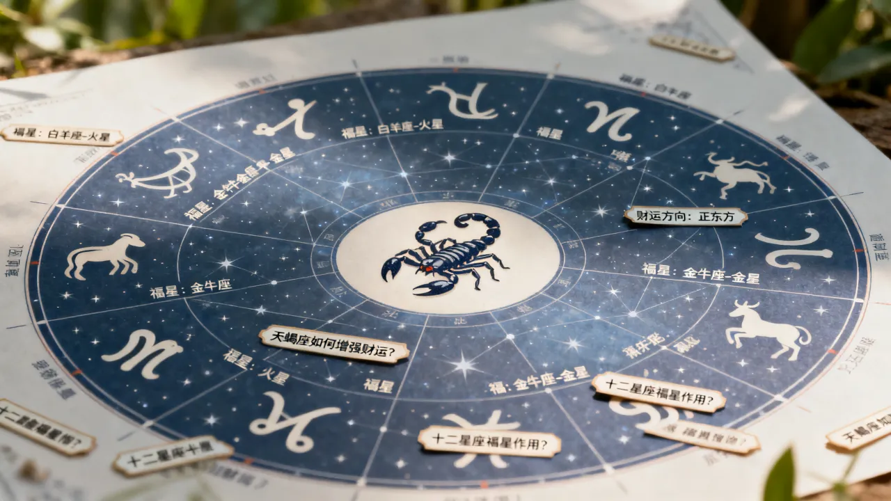 十二星座福星是谁,天蝎座财运方向,长尾疑问词 十二星座福星是谁,天蝎座财运方向,长尾疑问词