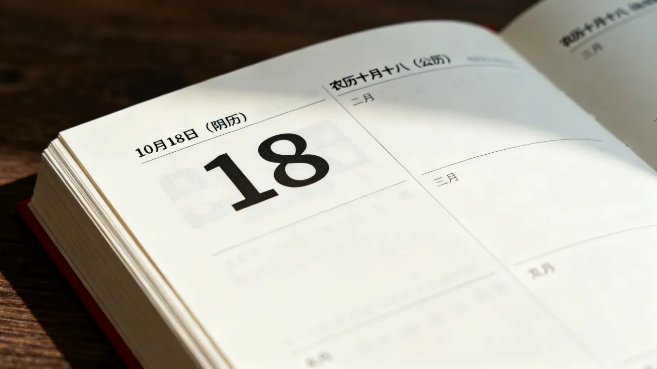 10月18的阴历是几月几号,农历十月十八对应的公历日期是什么 10月18的阴历是几月几号,农历十月十八对应的公历日期是什么
