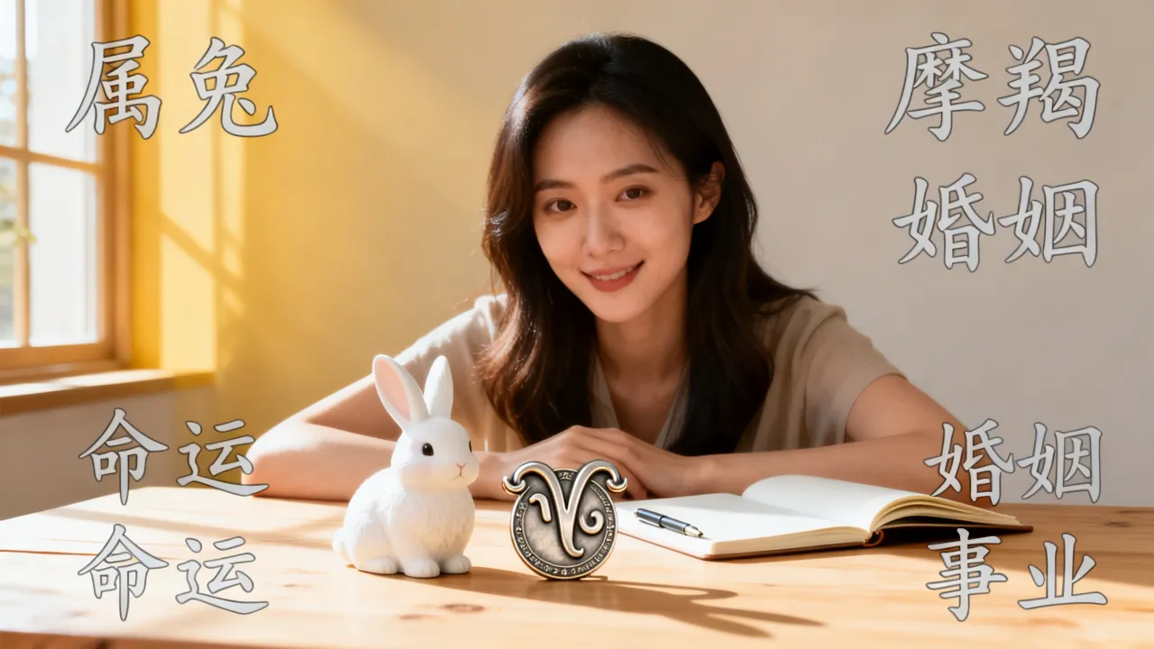 属兔摩羯女命运怎么样，属兔摩羯女一生运势婚姻事业如何