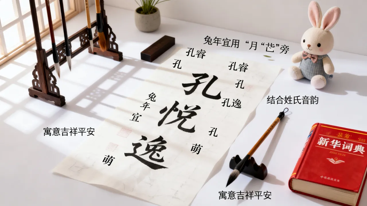 孔姓宝宝怎么起名兔年，2024年属兔男孩女孩最佳取名技巧？
