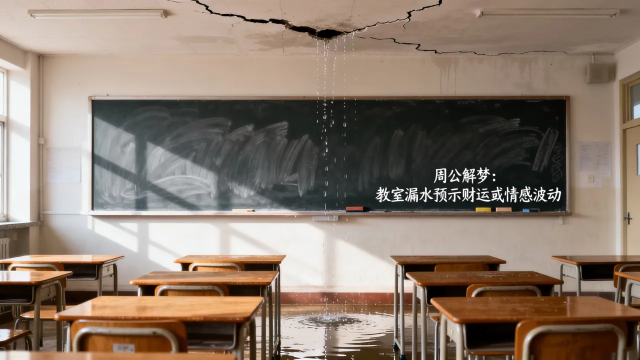 梦到教室漏水啥意思，周公解梦教室漏水预示什么