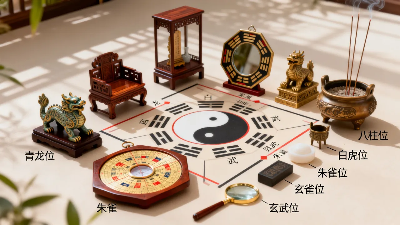 四神八柱怎么看吉凶图，风水布局图解大全