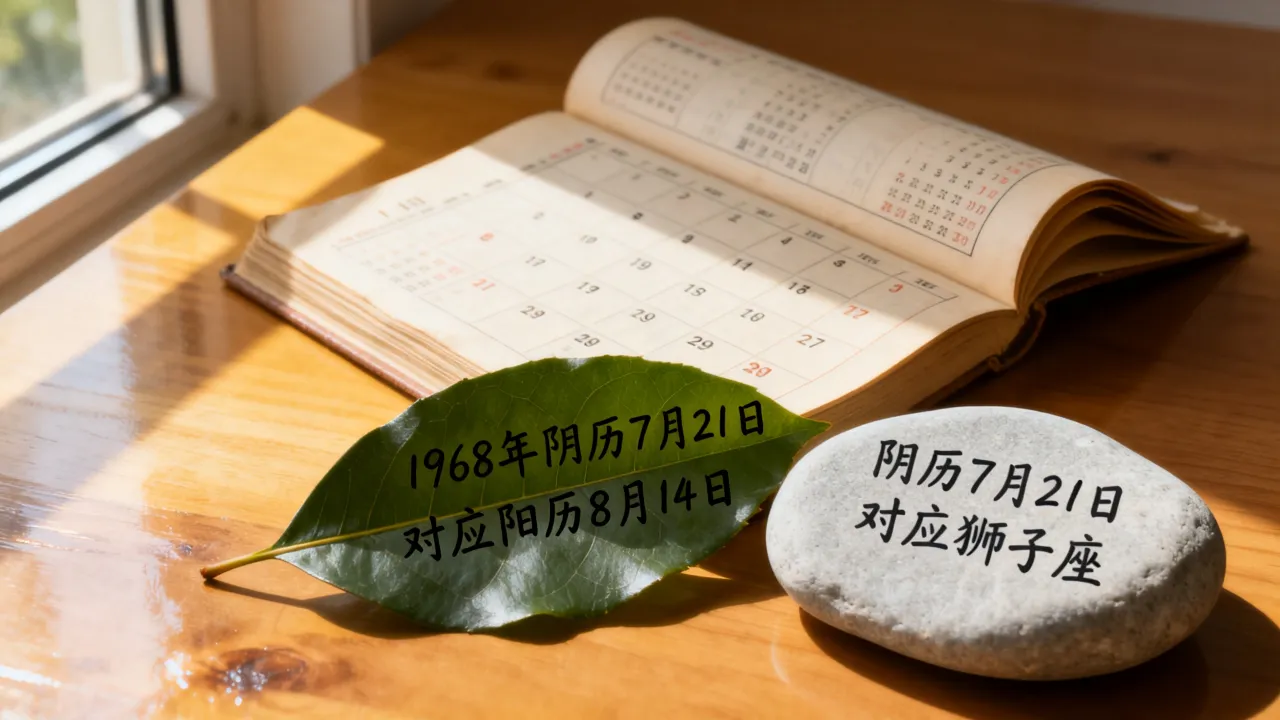 1968年阴历7月21日是阳历几号,阴历7月21日是什么星座 1968年阴历7月21日是阳历几号,阴历7月21日是什么星座