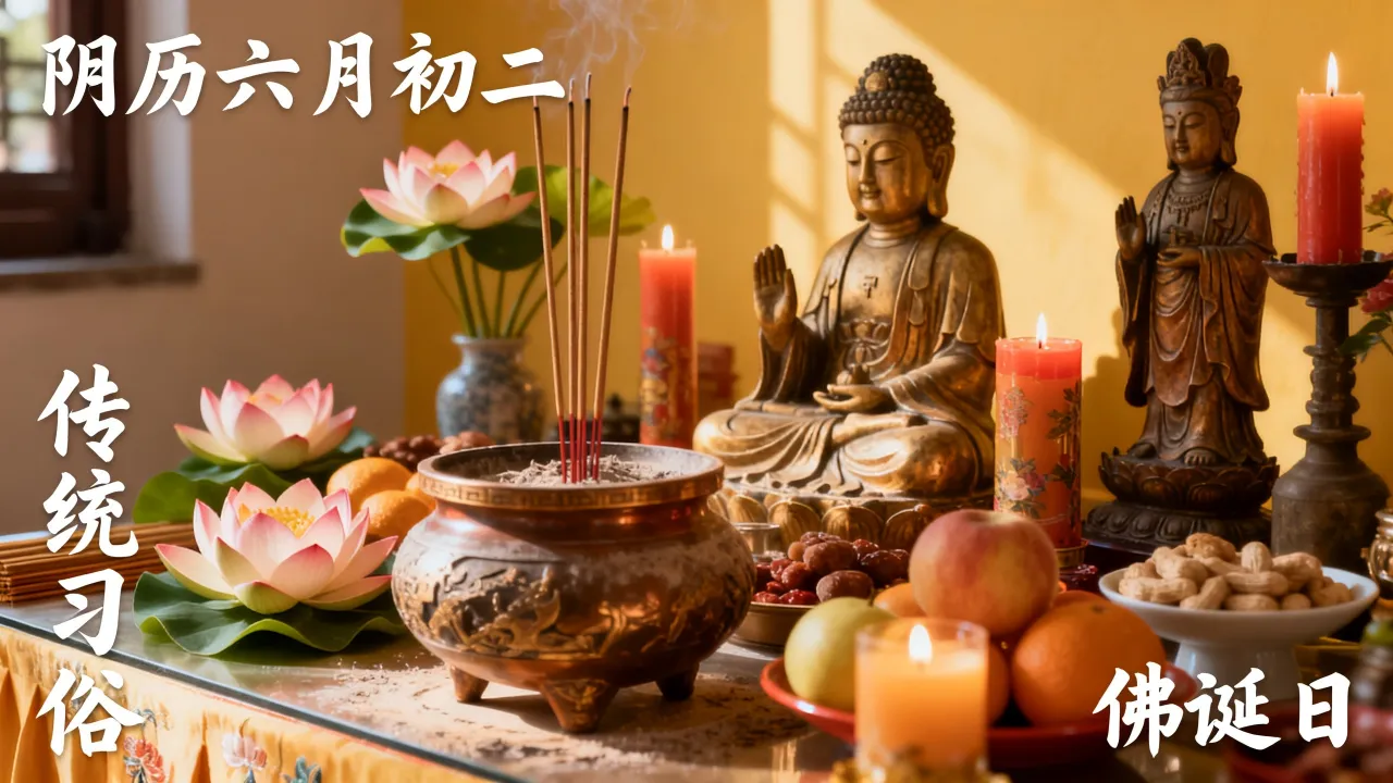 阴历六月初二是什么日子，传统习俗还是佛诞日？