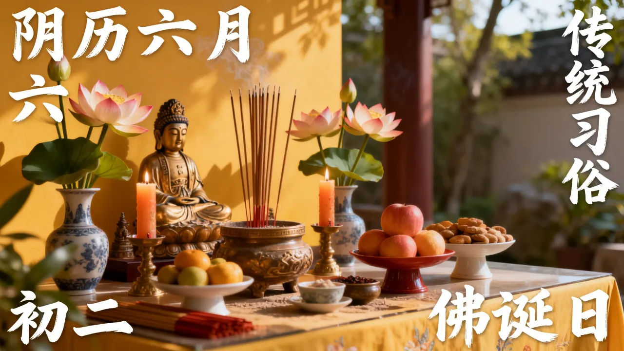 阴历六月初二是什么日子，传统习俗还是佛诞日？