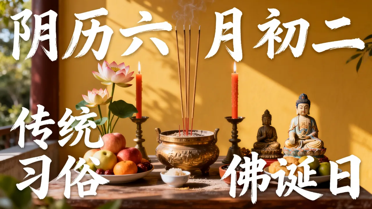 阴历六月初二是什么日子，传统习俗还是佛诞日？