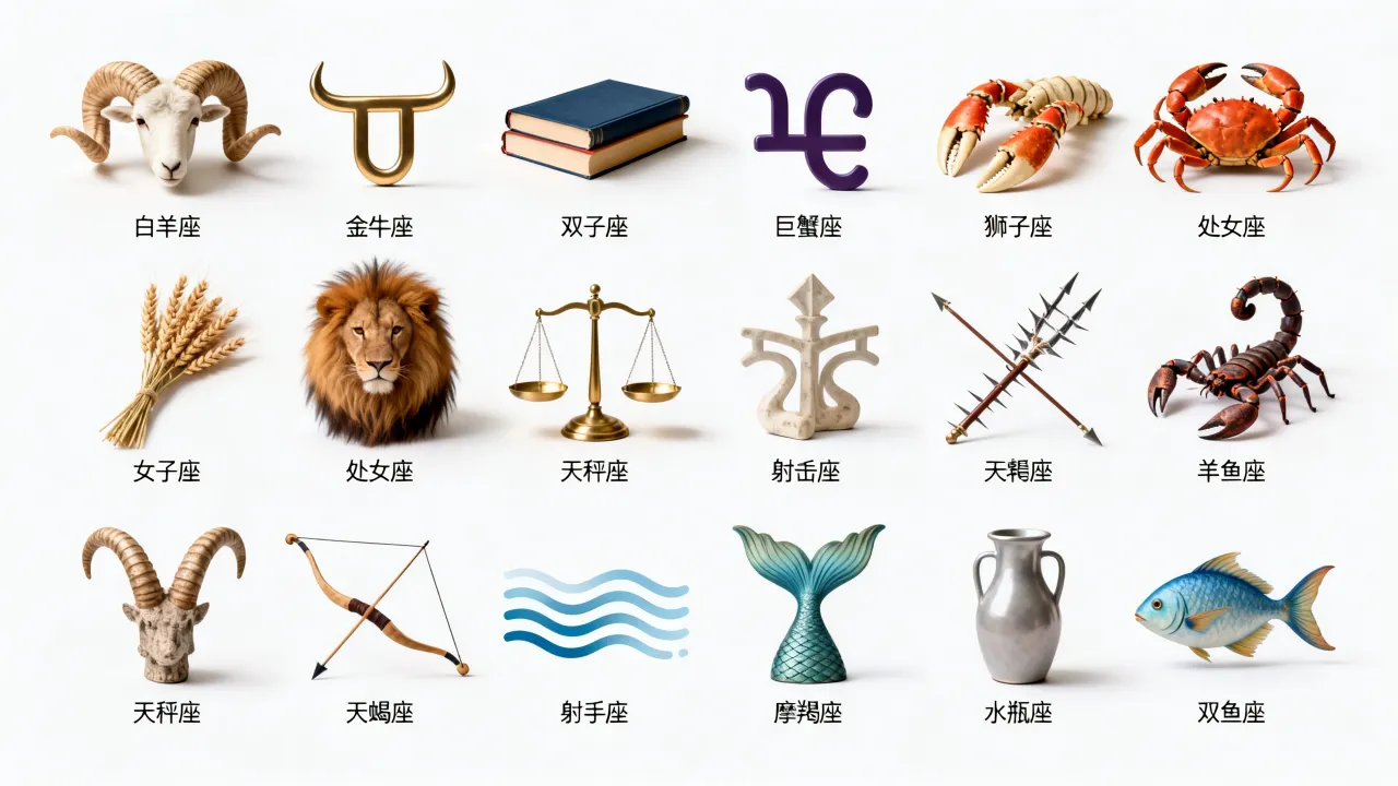 十二星座的秘密图片究竟藏着哪些玄机,准不准? 十二星座的秘密图片究竟藏着哪些玄机,准不准?