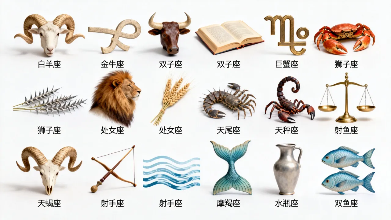 十二星座的秘密图片究竟藏着哪些玄机,准不准? 十二星座的秘密图片究竟藏着哪些玄机,准不准?