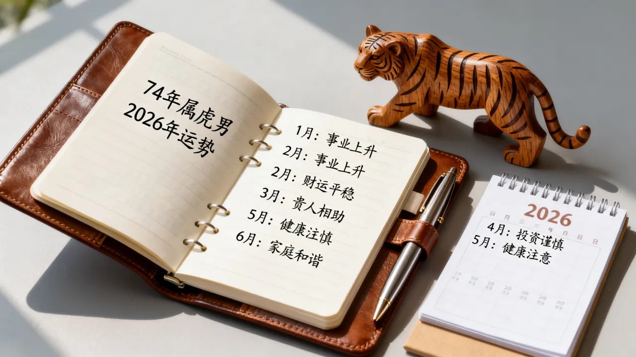 74年属虎男2026年每月运势详解,74年虎年财运如何? 74年属虎男2026年每月运势详解,74年虎年财运如何?