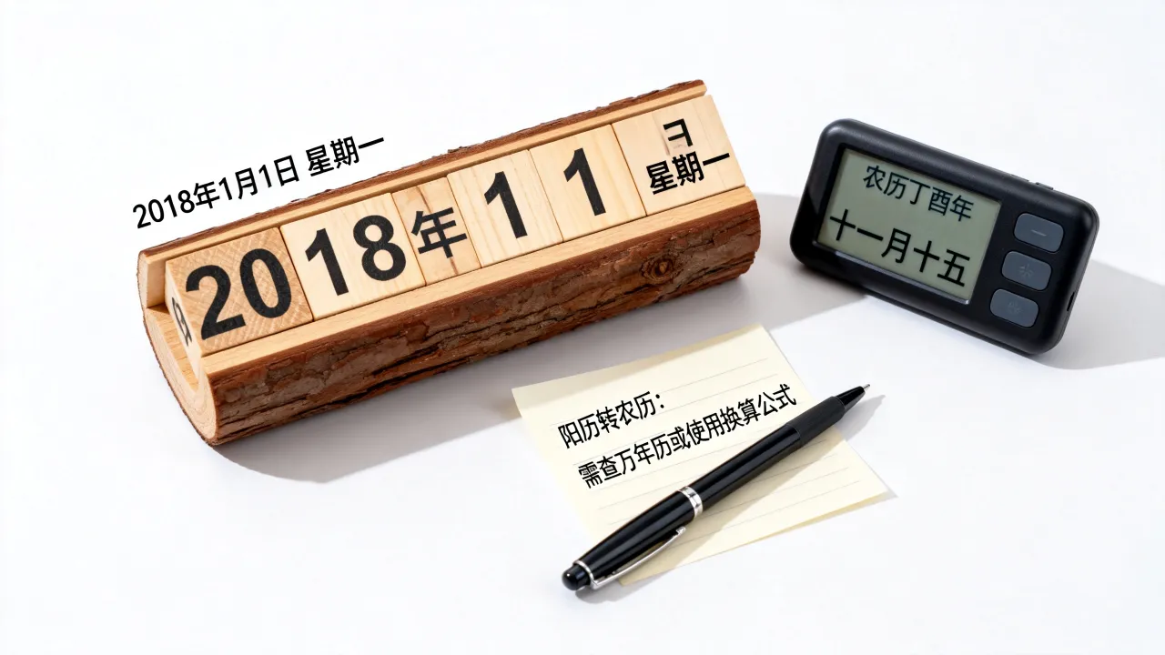 2018年阳历阴历具体是什么,农历怎么换算? 2018年阳历阴历具体是什么,农历怎么换算?