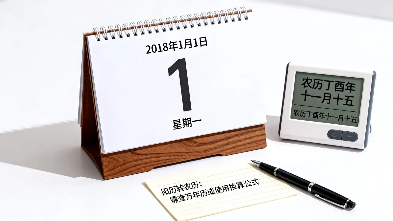 2018年阳历阴历具体是什么,农历怎么换算? 2018年阳历阴历具体是什么,农历怎么换算?