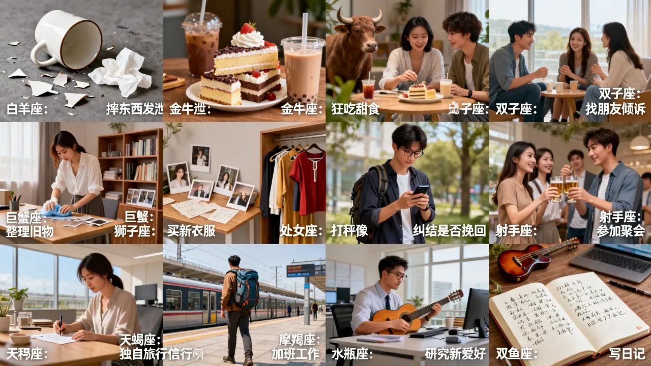 十二星座失恋后都有哪些行为?如何走出阴影? 十二星座失恋后都有哪些行为?如何走出阴影?