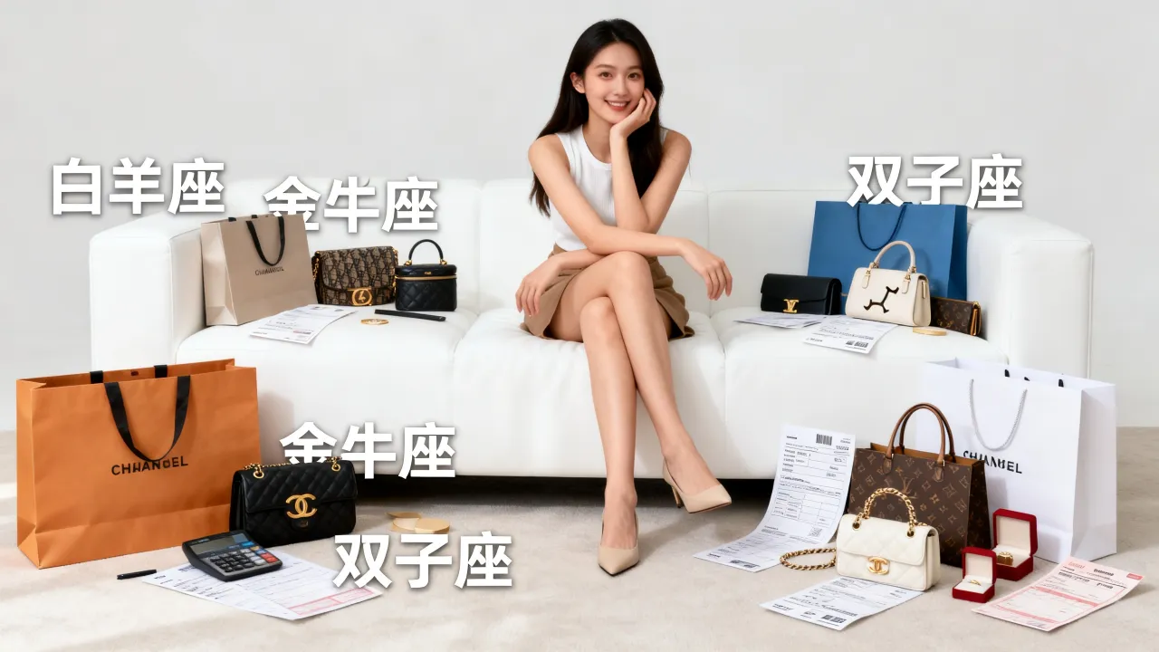 十二星座哪些女生最败家，赔钱女排名准吗