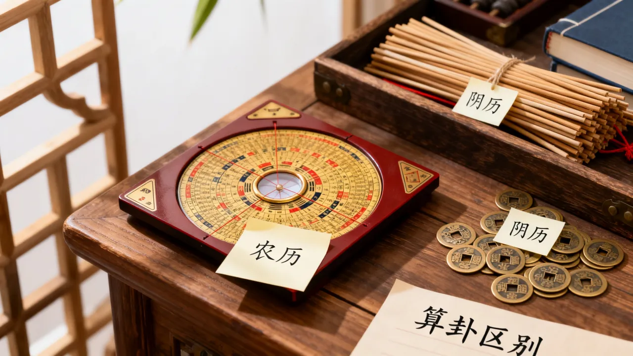 算卦用农历还是阴历,哪种更准?农历阴历算卦区别详解 算卦用农历还是阴历,哪种更准?农历阴历算卦区别详解
