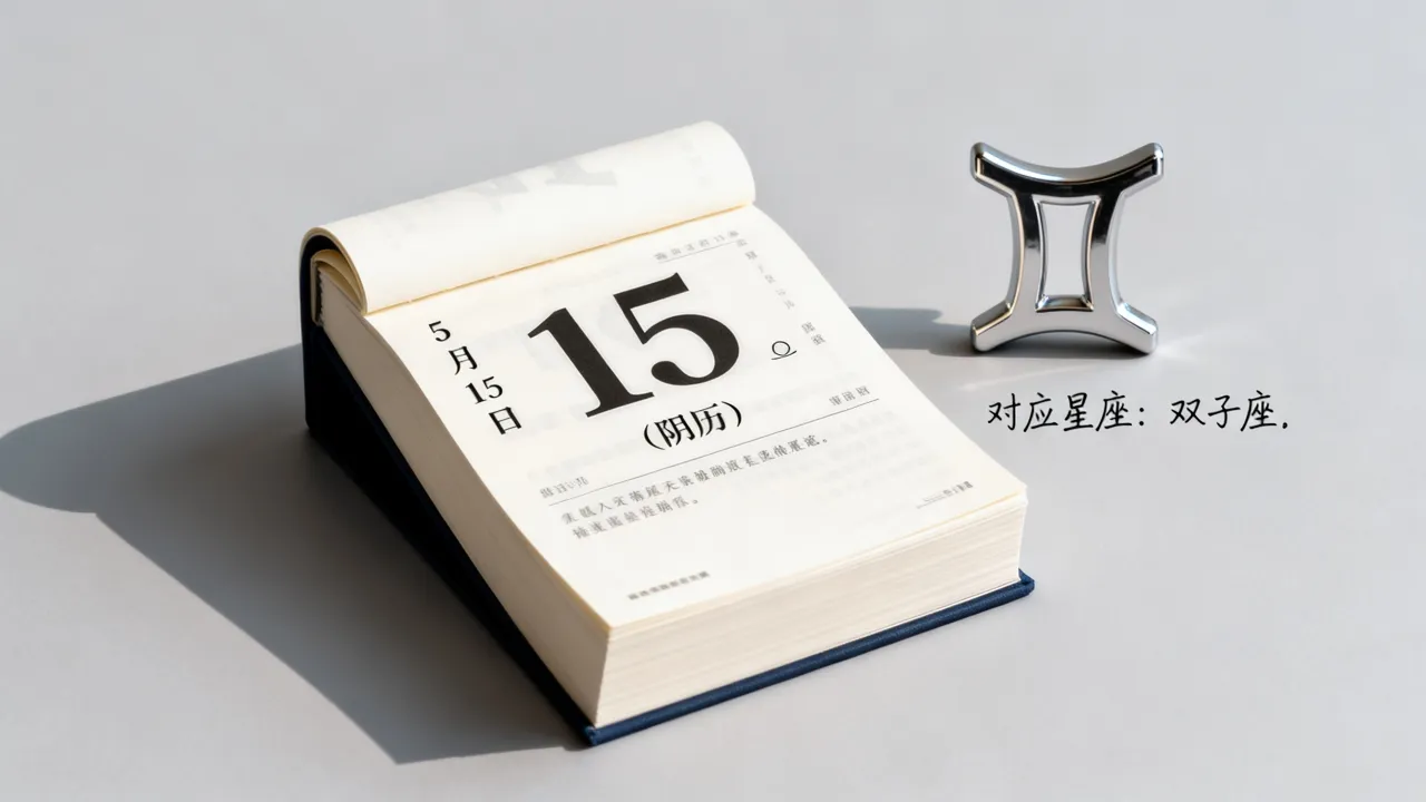 5月15阴历是什么星座？阴历五月十五对应的星座是哪个