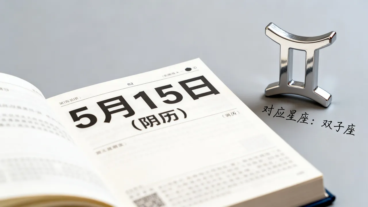 5月15阴历是什么星座?阴历五月十五对应的星座是哪个 5月15阴历是什么星座?阴历五月十五对应的星座是哪个