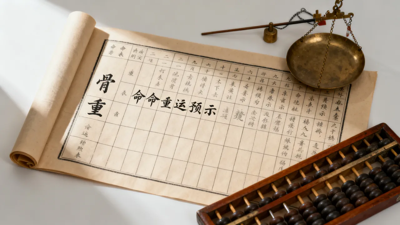 命重看命运准不准？命重几两对照表详解，你的骨重预示什么？