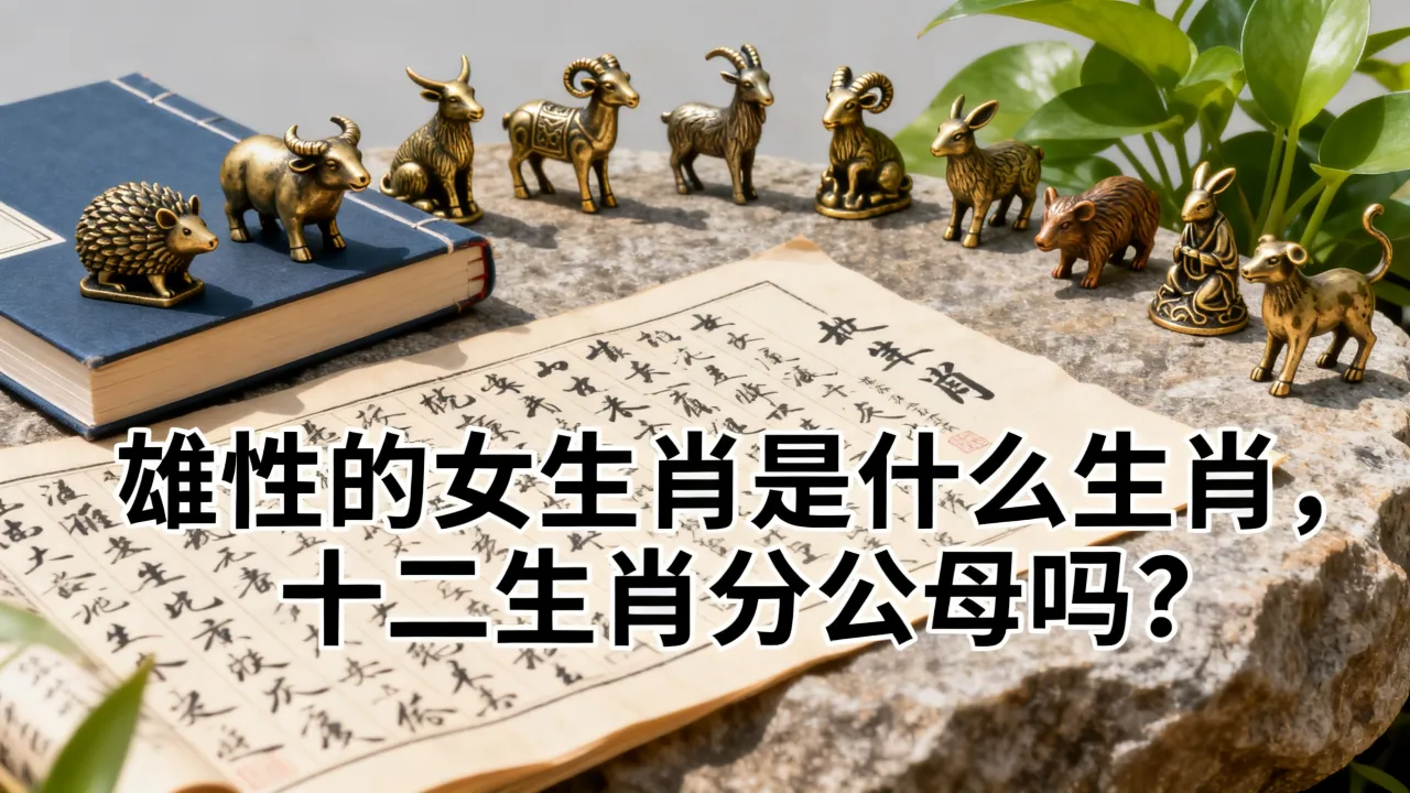 雄性的女生肖是什么生肖，十二生肖分公母吗？