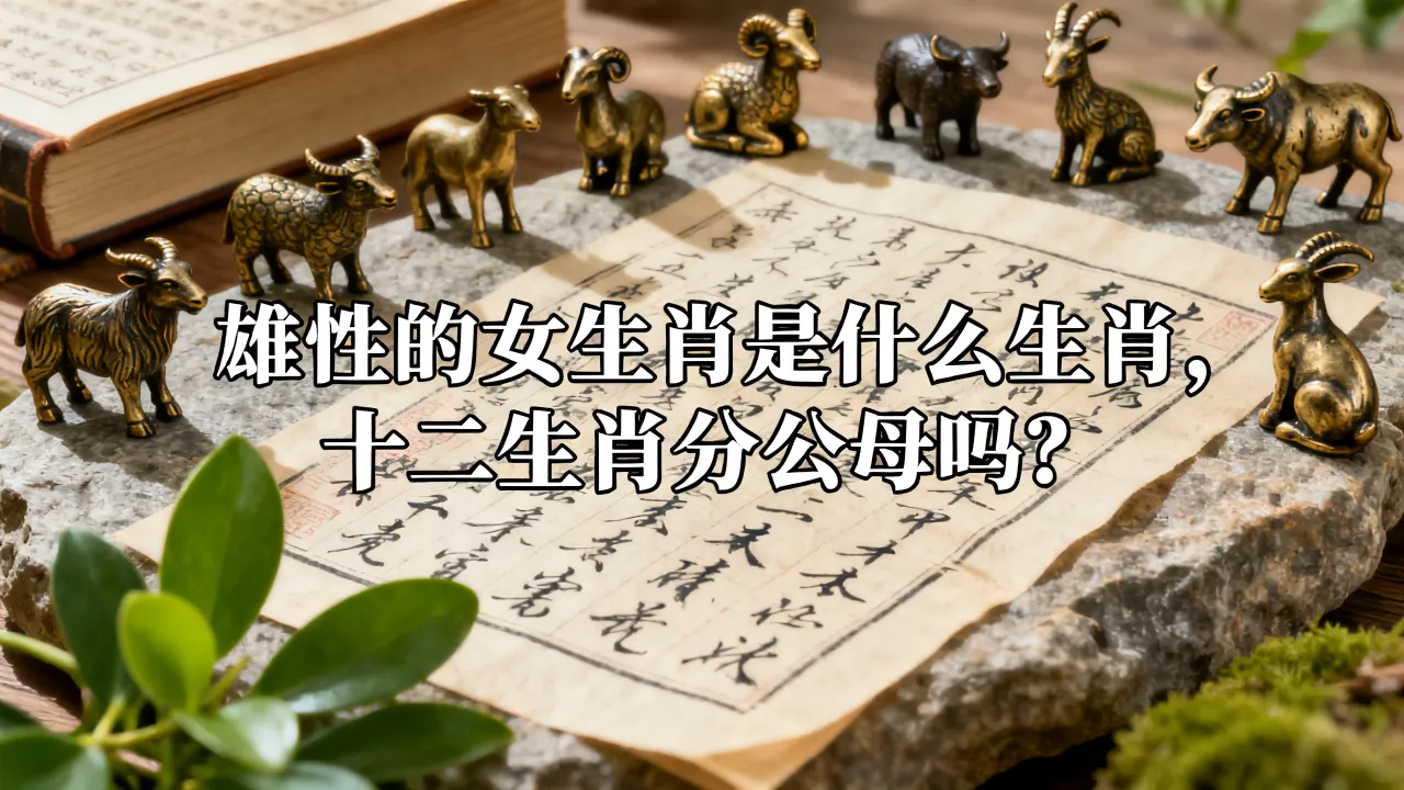雄性的女生肖是什么生肖，十二生肖分公母吗？