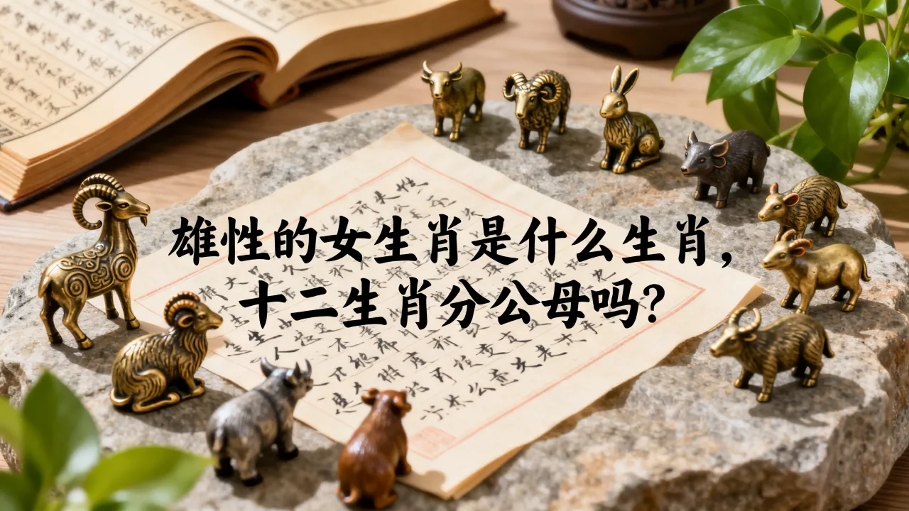 雄性的女生肖是什么生肖，十二生肖分公母吗？