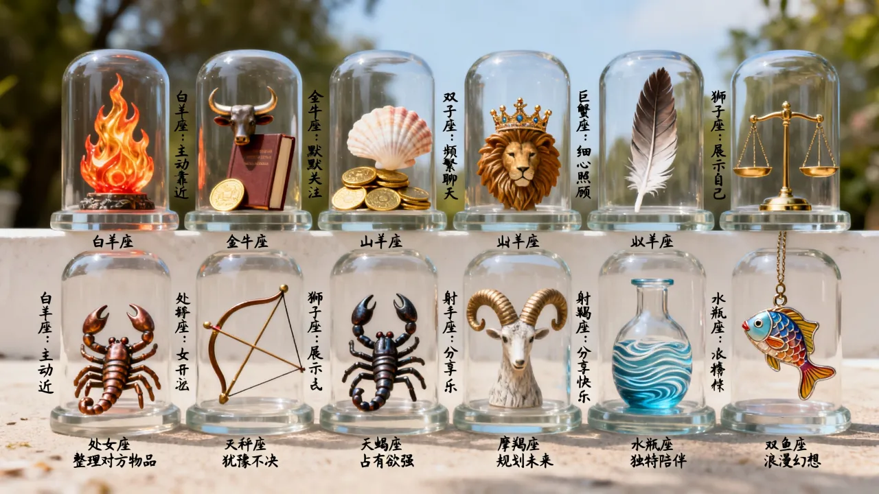 十二星座喜欢一个人的表现有哪些？星座爱情表格全解析