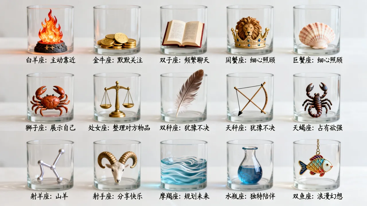 十二星座喜欢一个人的表现有哪些?星座爱情表格全解析 十二星座喜欢一个人的表现有哪些?星座爱情表格全解析
