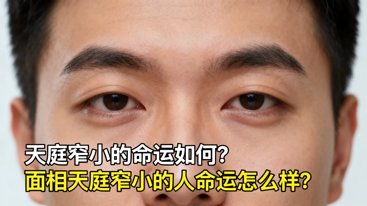 天庭窄小的命运如何？，面相天庭窄小的人命运怎么样？