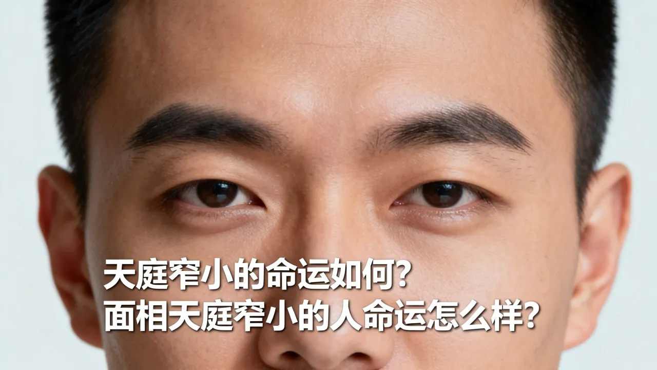 天庭窄小的命运如何？，面相天庭窄小的人命运怎么样？