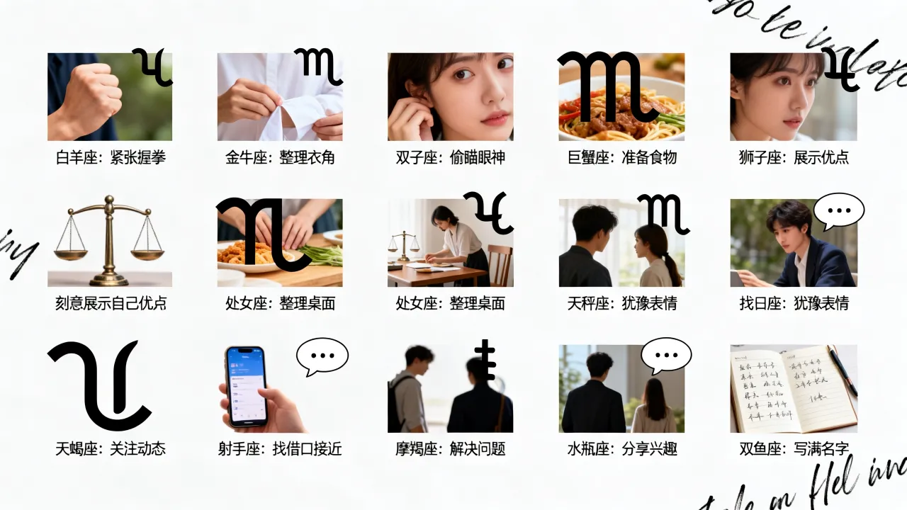 十二星座喜欢人的表现有哪些,如何看出他们暗恋你? 十二星座喜欢人的表现有哪些,如何看出他们暗恋你?
