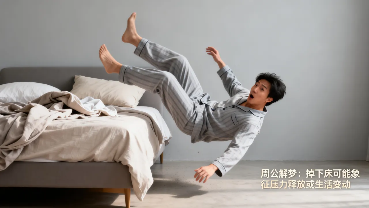 梦见从床上掉下去有什么意义吗，周公解梦掉下床有何征兆