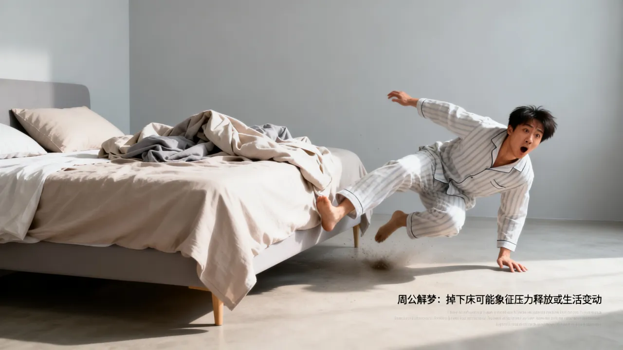 梦见从床上掉下去有什么意义吗，周公解梦掉下床有何征兆
