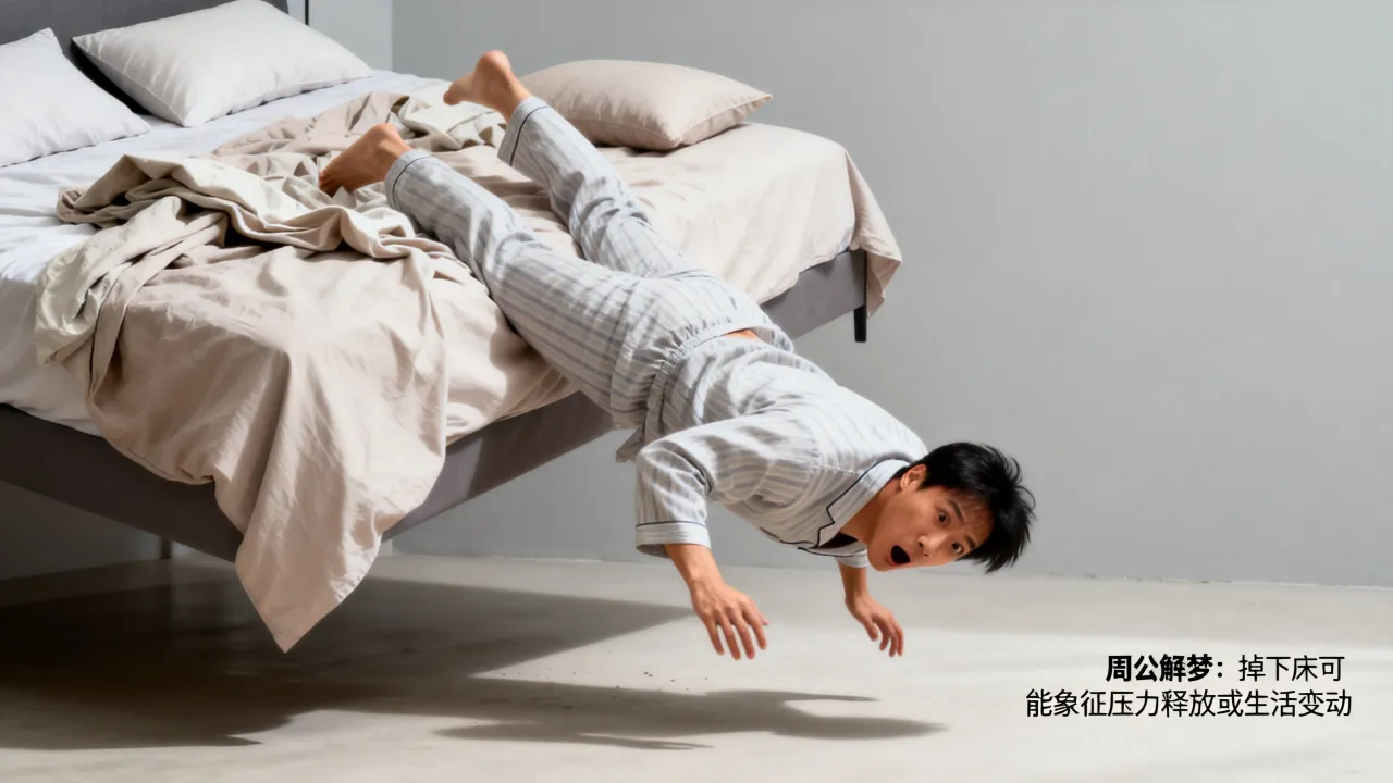 梦见从床上掉下去有什么意义吗，周公解梦掉下床有何征兆