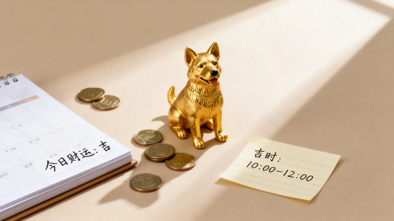 属狗人今日财运如何？，属狗今日财运吉时查询