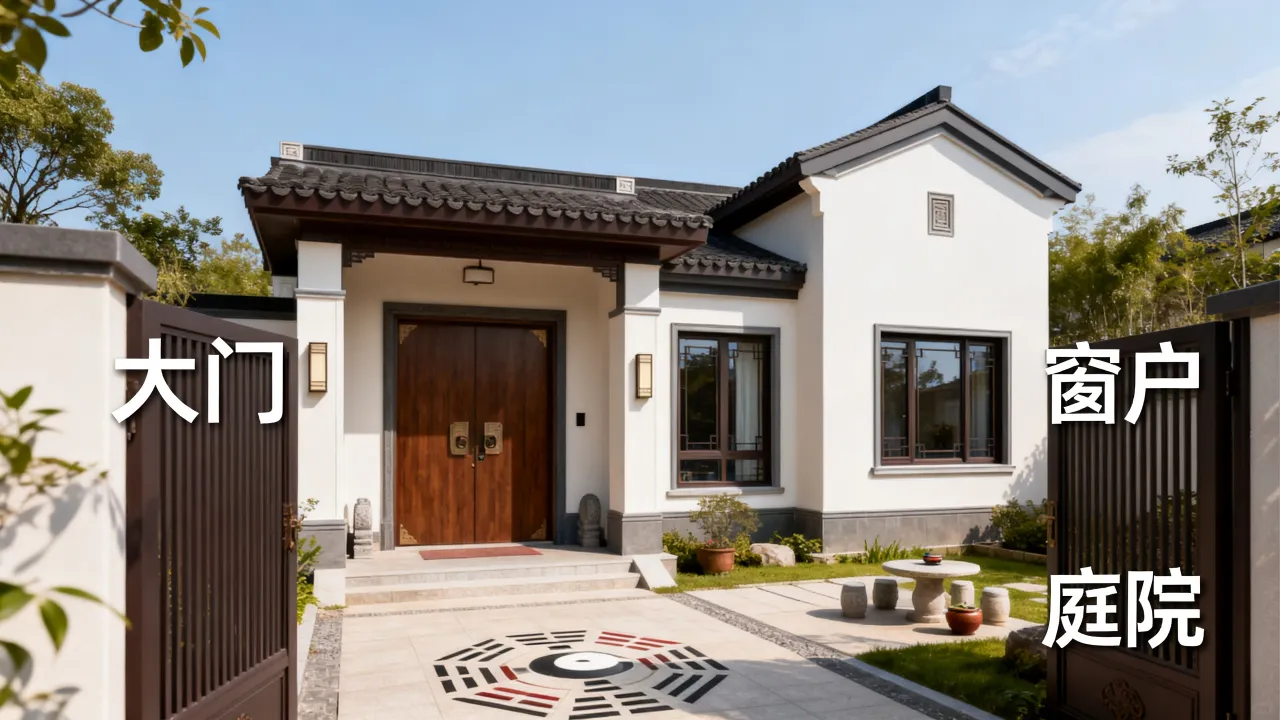 一宅两户怎么断吉凶图,一宅两户风水上有什么说法 一宅两户怎么断吉凶图,一宅两户风水上有什么说法