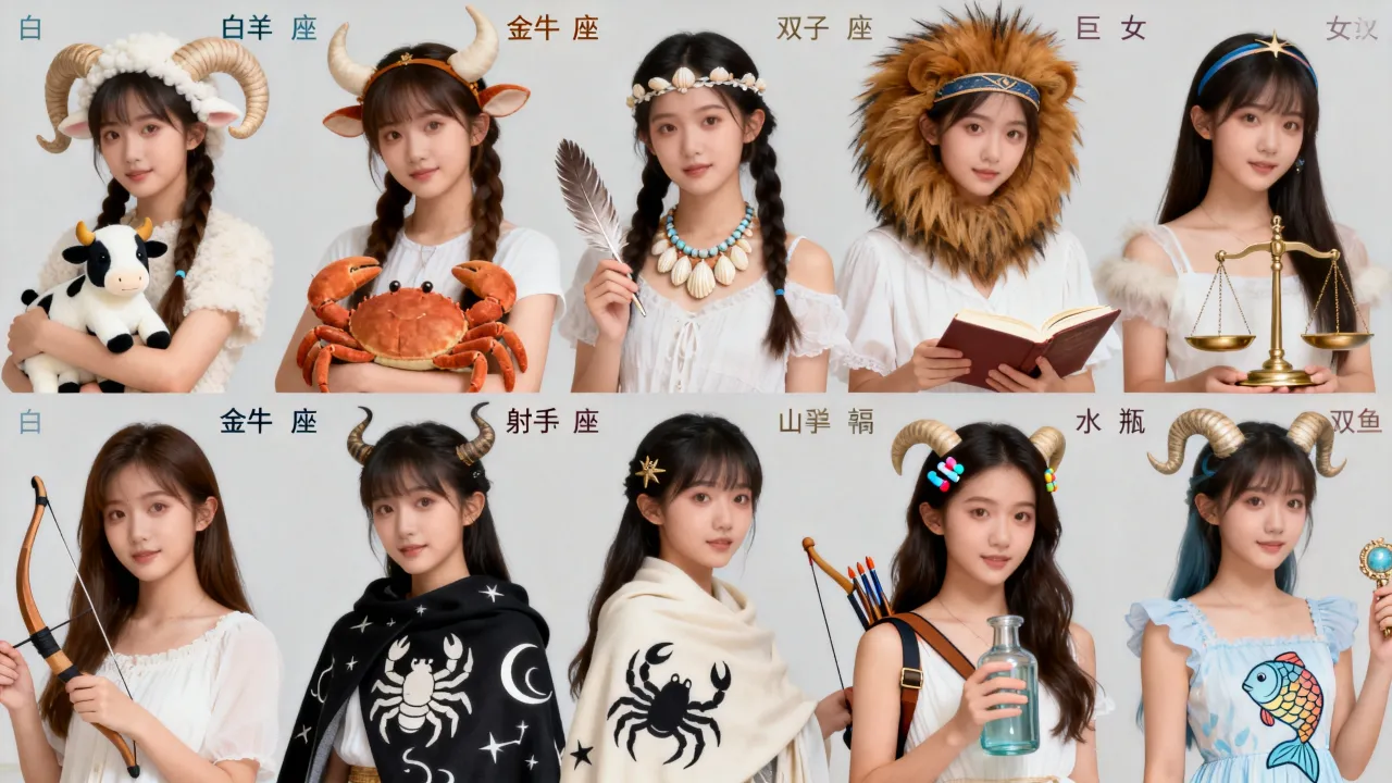 十二星座少女版是什么?,十二星座少女版有哪些? 十二星座少女版是什么?,十二星座少女版有哪些?