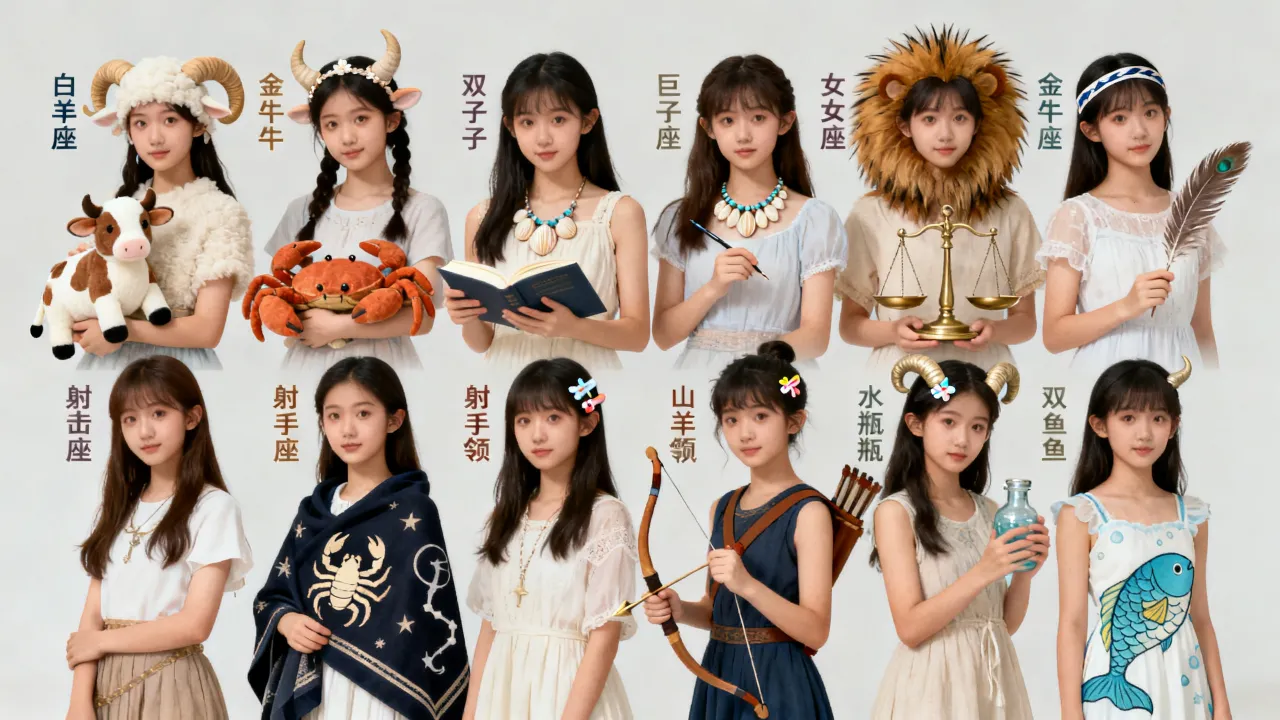 十二星座少女版是什么?,十二星座少女版有哪些? 十二星座少女版是什么?,十二星座少女版有哪些?