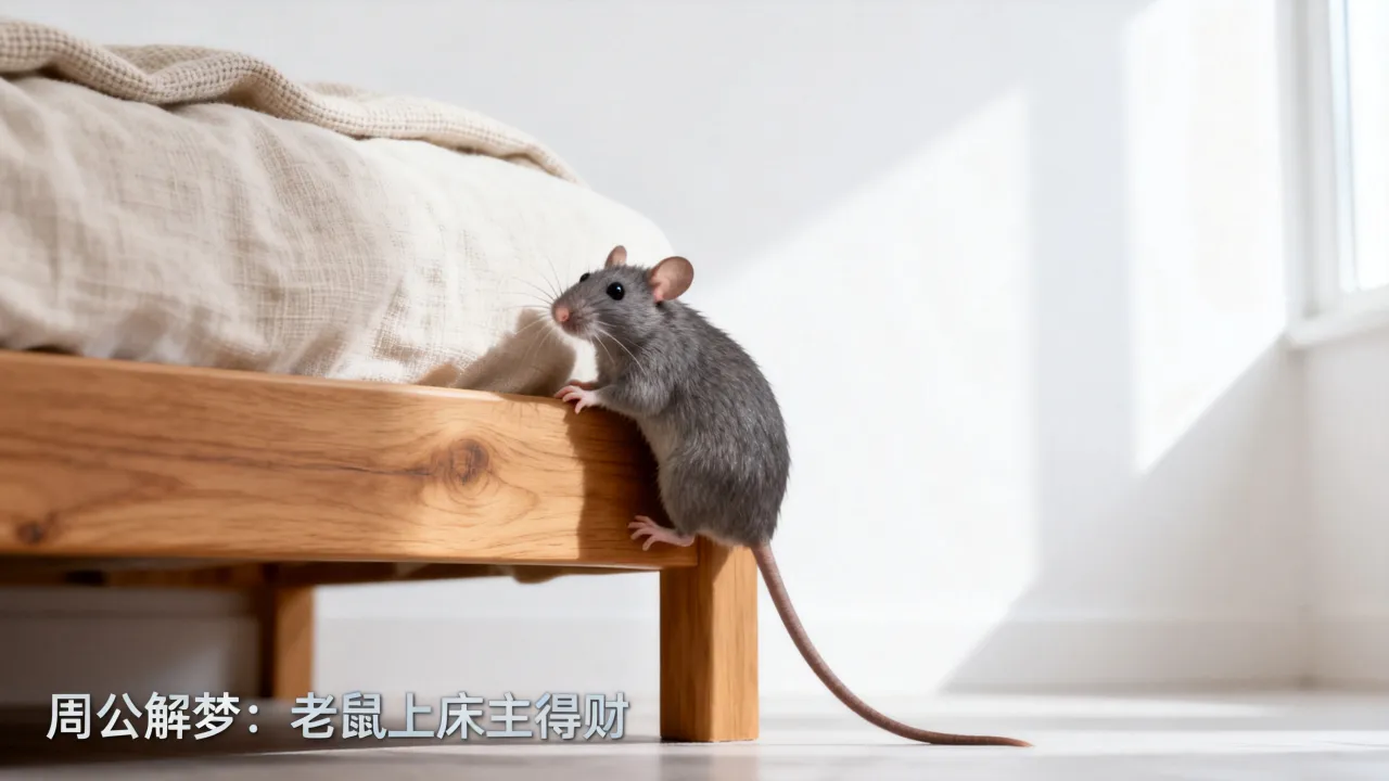 梦到了老鼠爬上床是什么兆头，周公解梦梦见老鼠爬上床有什么预兆