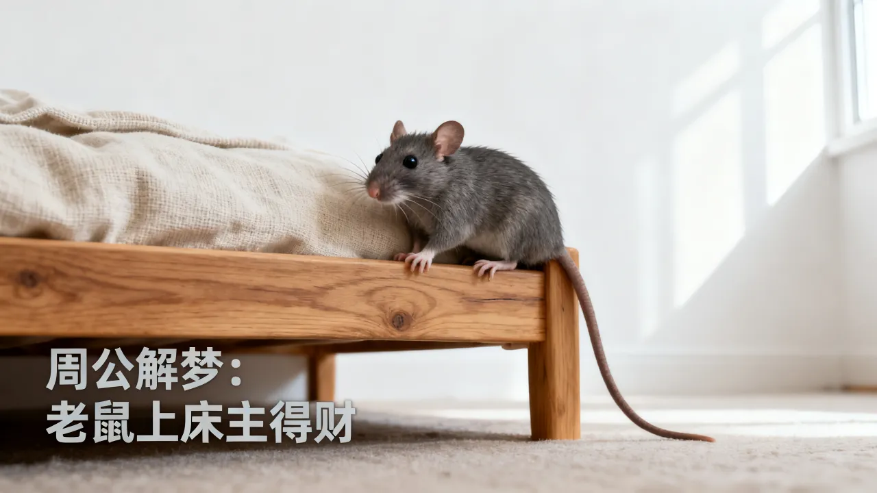 梦到了老鼠爬上床是什么兆头，周公解梦梦见老鼠爬上床有什么预兆