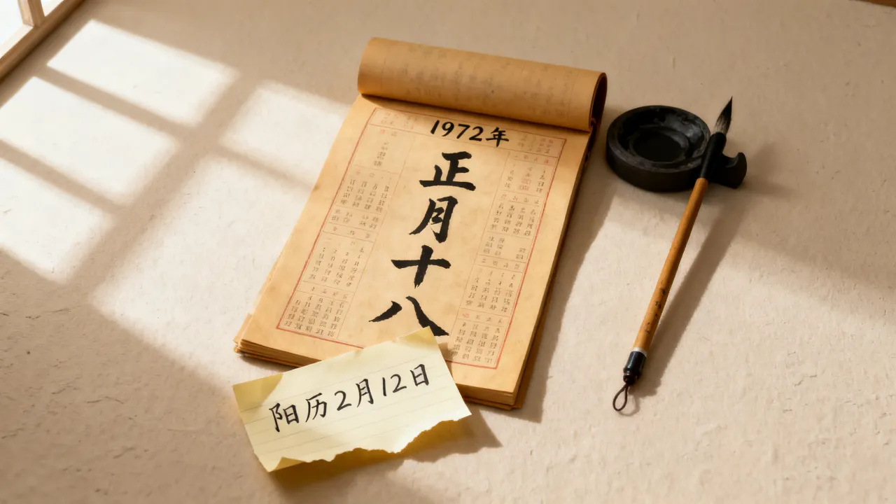 1972阴历正月18是什么命,1972正月十八是阳历几号? 1972阴历正月18是什么命,1972正月十八是阳历几号?
