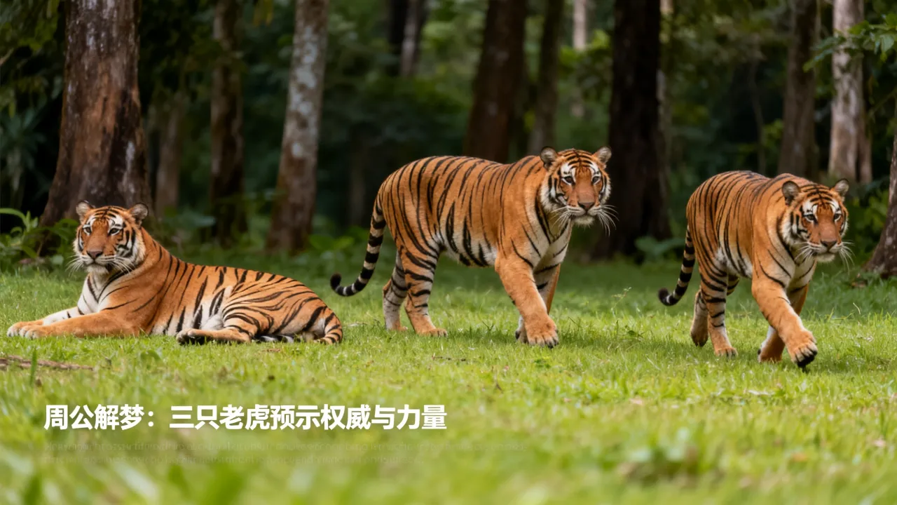梦见3只老虎是什么预兆,周公解梦三只老虎预示什么? 梦见3只老虎是什么预兆,周公解梦三只老虎预示什么?