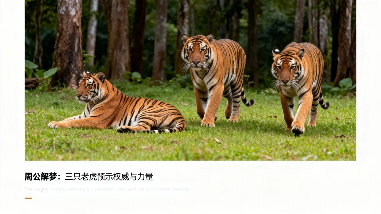 梦见3只老虎是什么预兆,周公解梦三只老虎预示什么? 梦见3只老虎是什么预兆,周公解梦三只老虎预示什么?