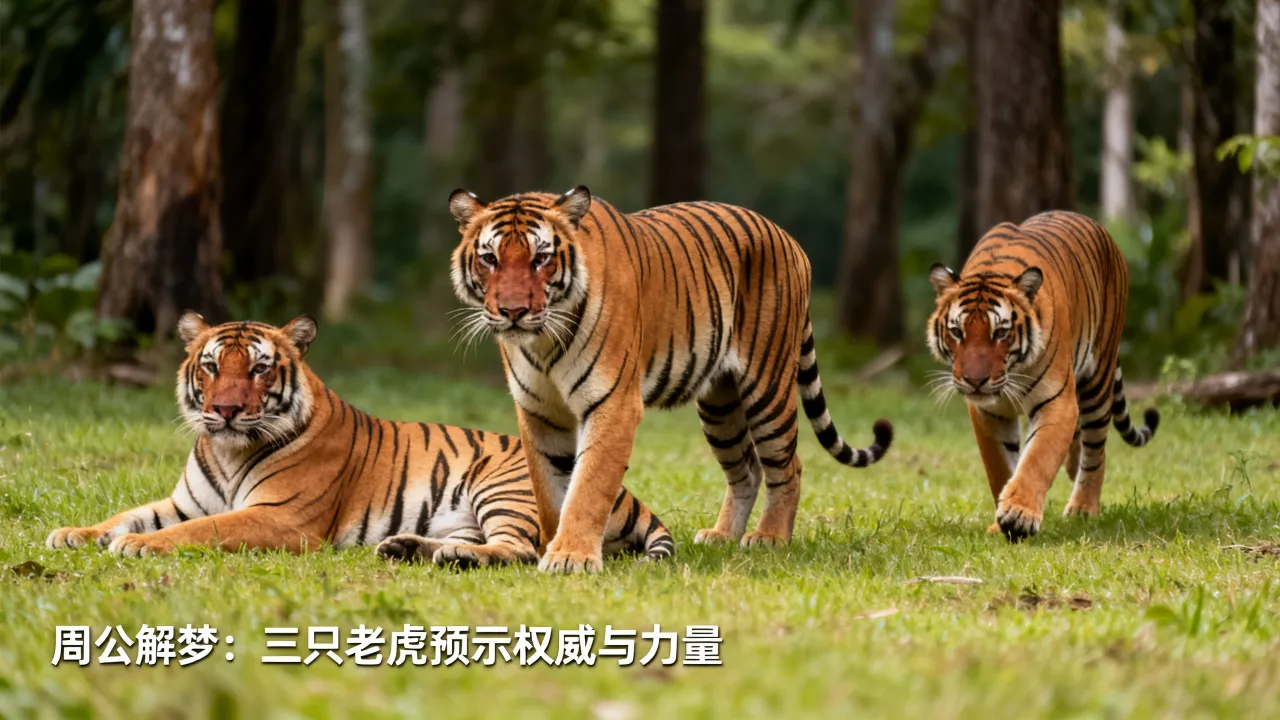 梦见3只老虎是什么预兆,周公解梦三只老虎预示什么? 梦见3只老虎是什么预兆,周公解梦三只老虎预示什么?